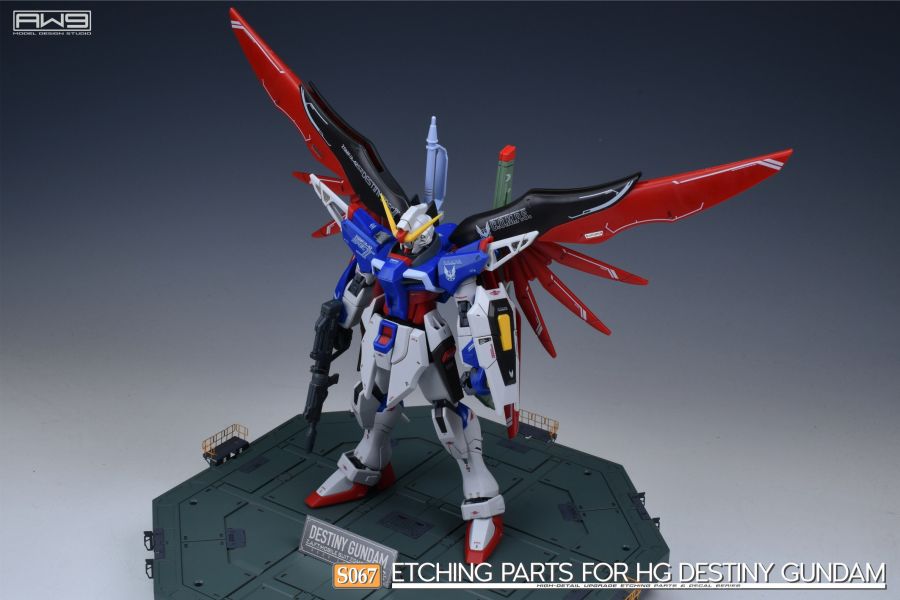 鋼魂 AW9 S067 HG 1/144 命運鋼彈 SPEC II 改造蝕刻片 附水貼 (不含鋼彈本體) 