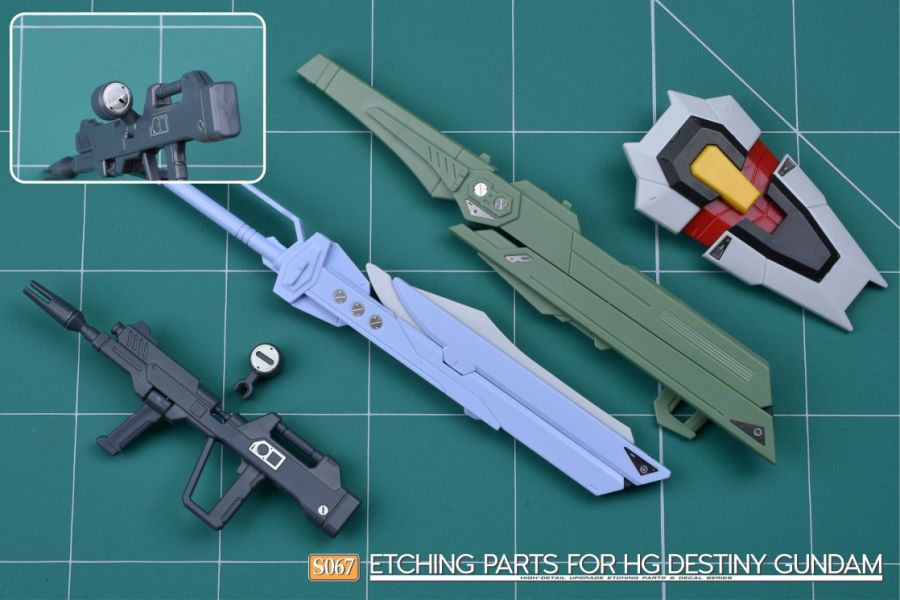 鋼魂 AW9 S067 HG 1/144 命運鋼彈 SPEC II 改造蝕刻片 附水貼 (不含鋼彈本體) 