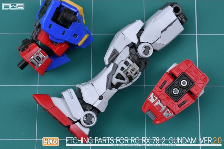 鋼魂 AW9 S065 RG 1/144 RX-78-2 鋼彈 初鋼 2.0 改造蝕刻片 附水貼 (不含鋼彈本體) 