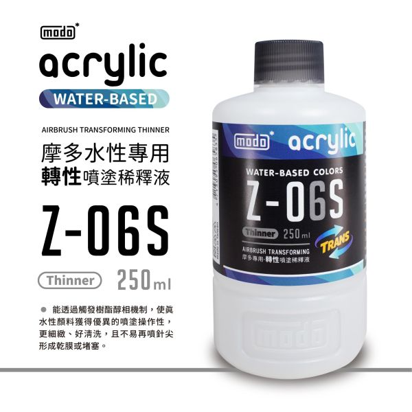 modo 摩多製造所 水漆 Z-06S 轉性噴塗稀釋液 250ml 