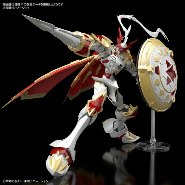 萬代 組裝模型 數碼寶貝 紅蓮騎士獸 (增幅版) 