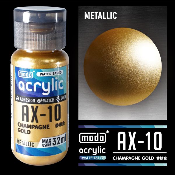 modo 摩多製造所 水漆 AX-10 香檳金 32ml 