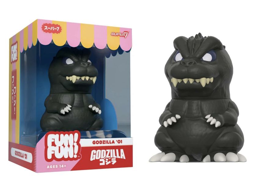 東寶 Toho Fun Fun 哥吉拉 2001 軟膠公仔 