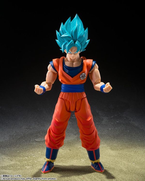 萬代 S.H.Figuarts 七龍珠 超級賽亞人之神之超級賽亞人孫悟空 超越極限的蒼藍之力 