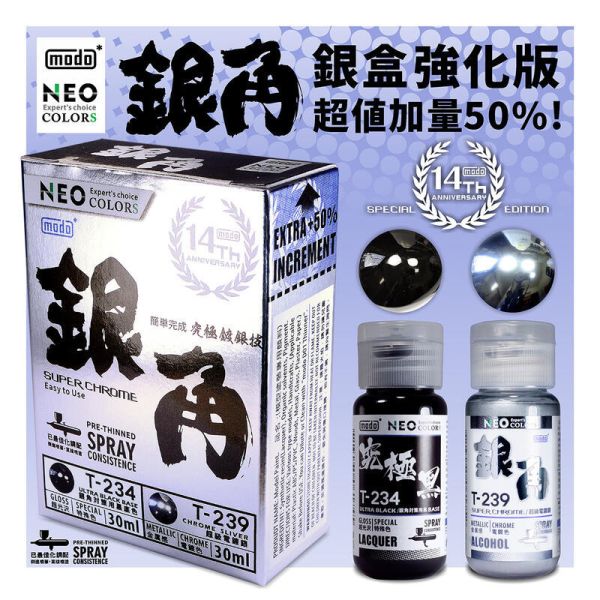 modo 摩多製造所 銀角電鍍套組 (兩色) 