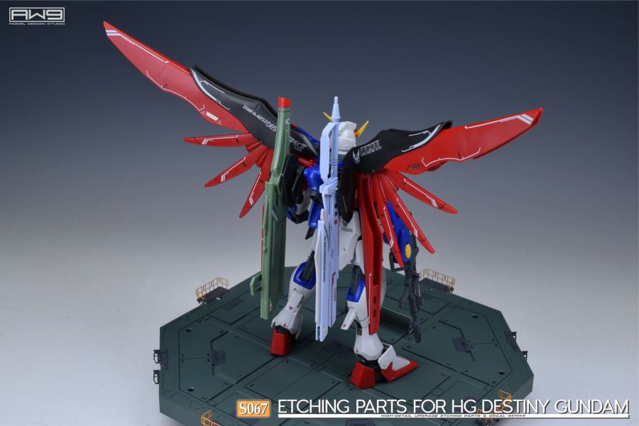 鋼魂 AW9 S067 HG 1/144 命運鋼彈 SPEC II 改造蝕刻片 附水貼 (不含鋼彈本體) 
