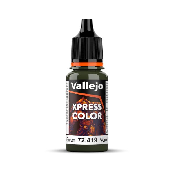 西班牙 Acrylicos Vallejo AV水性漆 XPRESS COLOR 72419 瘟疫綠色 18ml 