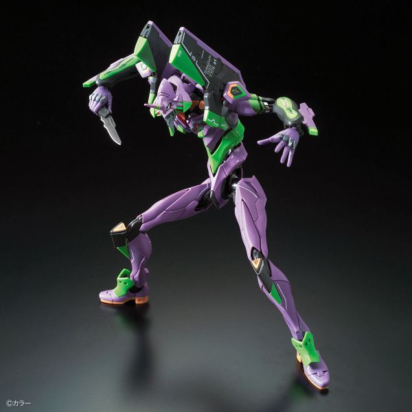 萬代 RG通用人型決戰兵器 人造人 EVA 初號機 DX輸送台套組 福音戰士 