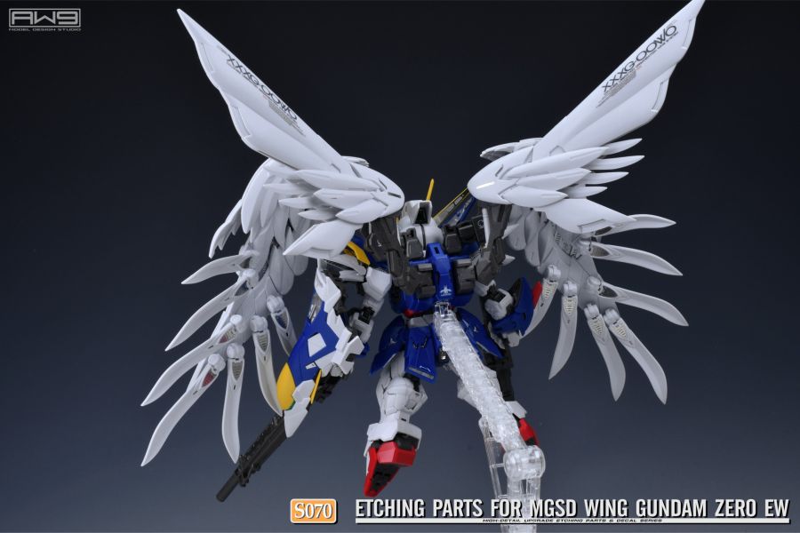 MADWORKS AW9 S070 MGSD飛翼零式 蝕刻片附水貼 (不含鋼彈本體) 
