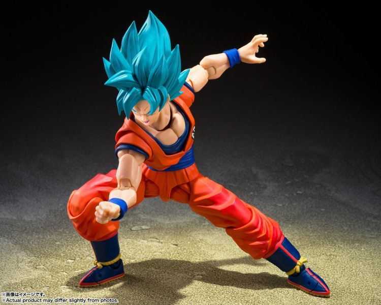 萬代 S.H.Figuarts 七龍珠 超級賽亞人之神之超級賽亞人孫悟空 超越極限的蒼藍之力 