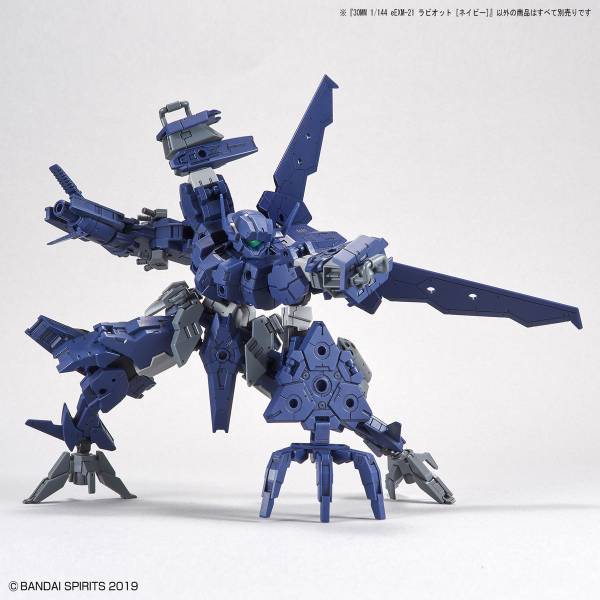 萬代 30MM組裝模型輕作戰 1/144 #32 eEXM-21 拉比歐 海軍藍 