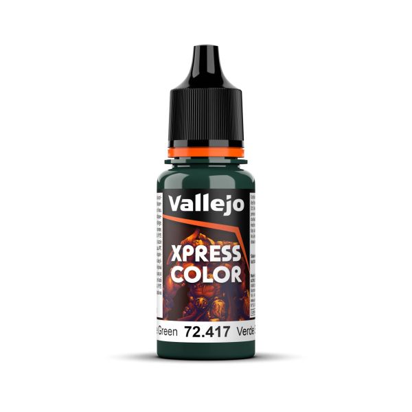 西班牙 Acrylicos Vallejo AV水性漆 XPRESS COLOR 72417 蛇綠色 18ml 