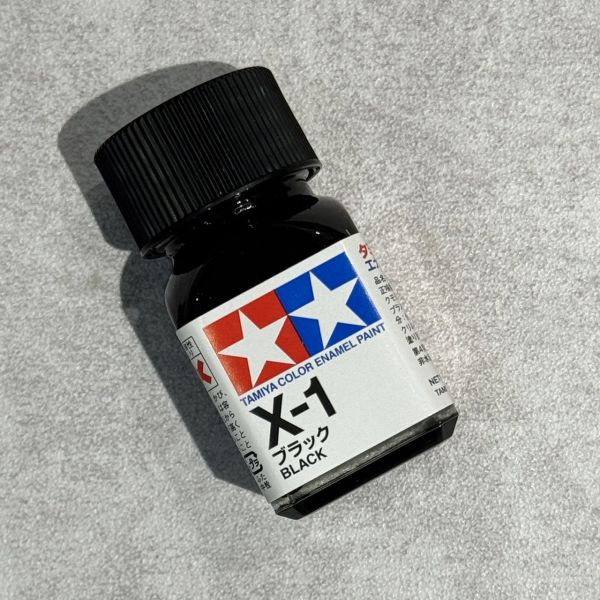 田宮 TAMIYA 法瑯漆 X-1 黑色 