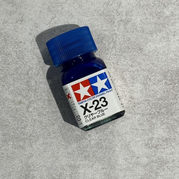 田宮 TAMIYA 法瑯漆 X-23 透明藍色 