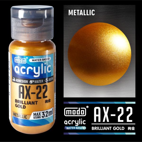 modo 摩多製造所 水漆 AX-22 絢金 32ml 