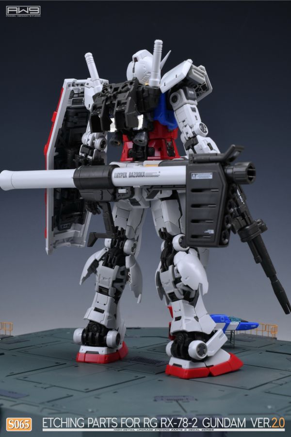 鋼魂 AW9 S065 RG 1/144 RX-78-2 鋼彈 初鋼 2.0 改造蝕刻片 附水貼 (不含鋼彈本體) 