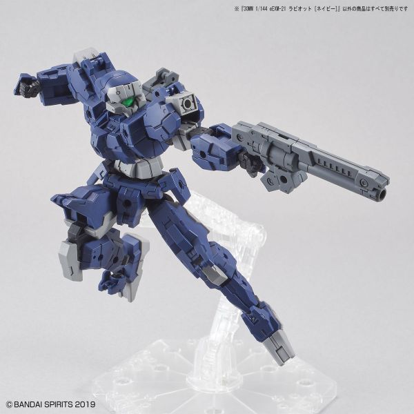 萬代 30MM組裝模型輕作戰 1/144 #32 eEXM-21 拉比歐 海軍藍 