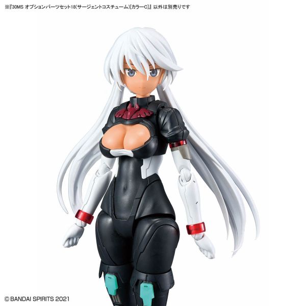 萬代 30MS 組裝少女輕作戰 配件套組18（警官裝）顏色C 