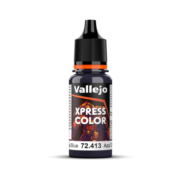 西班牙 Acrylicos Vallejo AV水性漆 XPRESS COLOR 72413 歐米茄藍色 18ml 