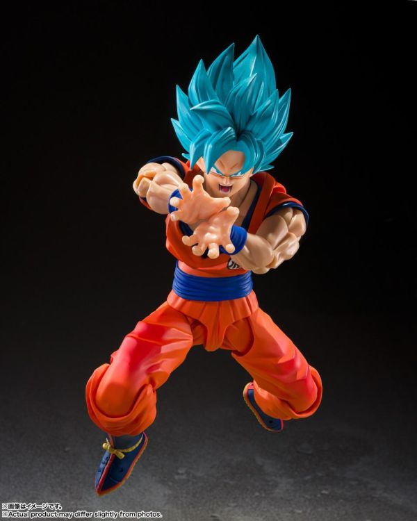萬代 S.H.Figuarts 七龍珠 超級賽亞人之神之超級賽亞人孫悟空 超越極限的蒼藍之力 