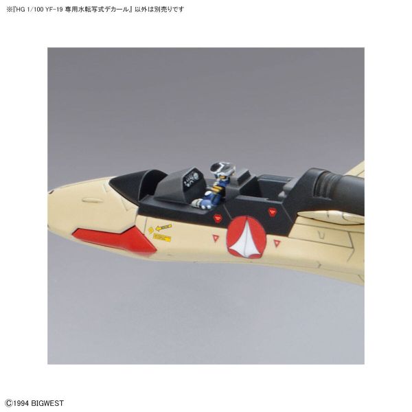 萬代 HG 1/100 YF-19 專用水貼紙 