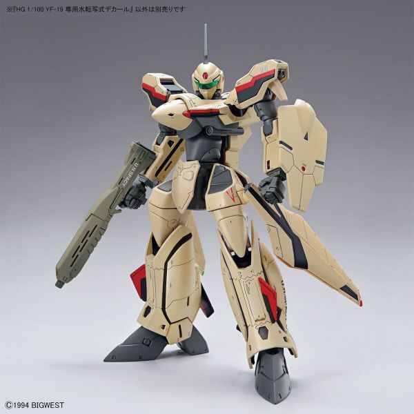 萬代 HG 1/100 YF-19 專用水貼紙 