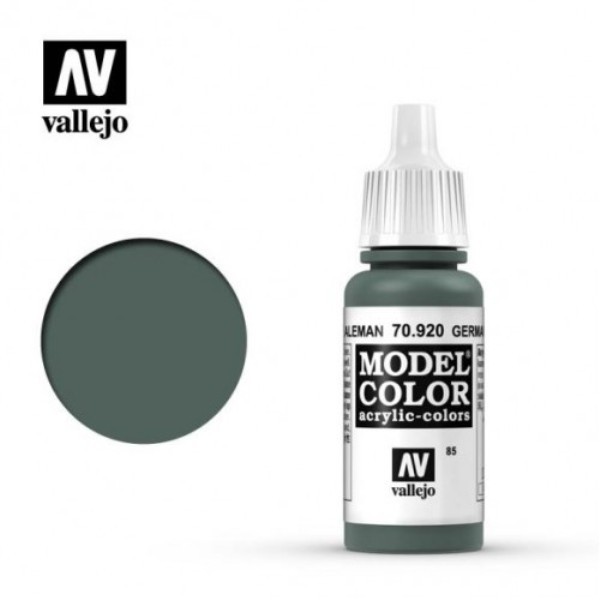 西班牙 Acrylicos Vallejo AV水性漆 模型色彩 085 #70920 德國制服色 17ml 