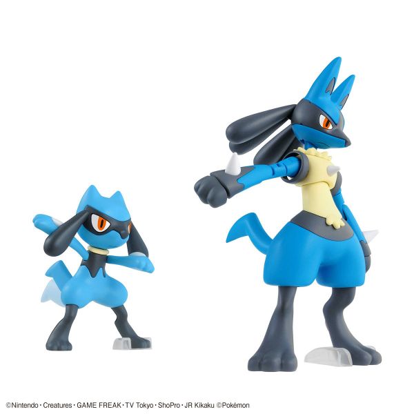 萬代 POKEPLA收藏集 44 精選系列 利歐路 & 路卡利歐 