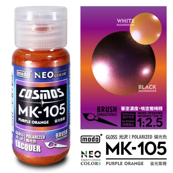 modo 摩多製造所 硝基漆 COSMOS 宙光偏光系列 共6色 