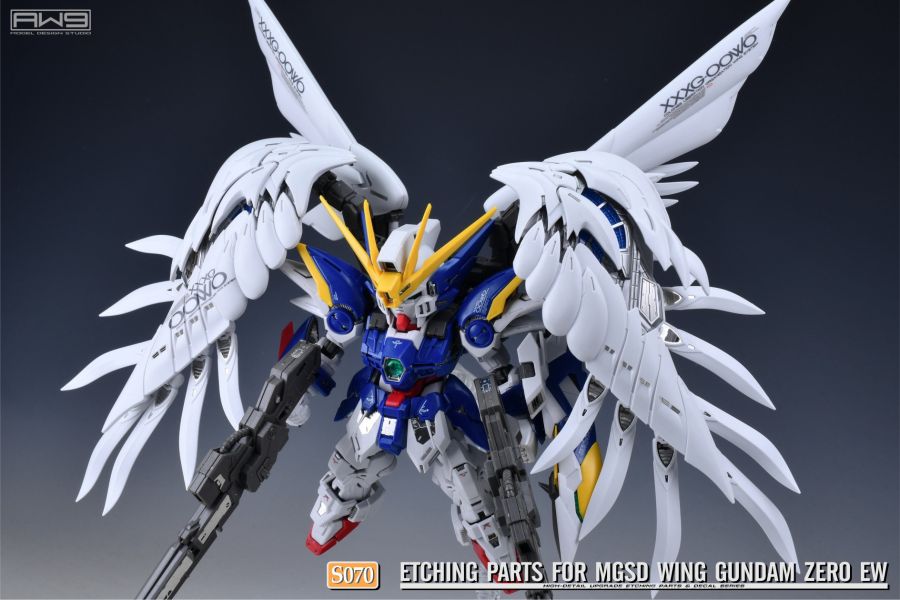 MADWORKS AW9 S070 MGSD飛翼零式 蝕刻片附水貼 (不含鋼彈本體) 