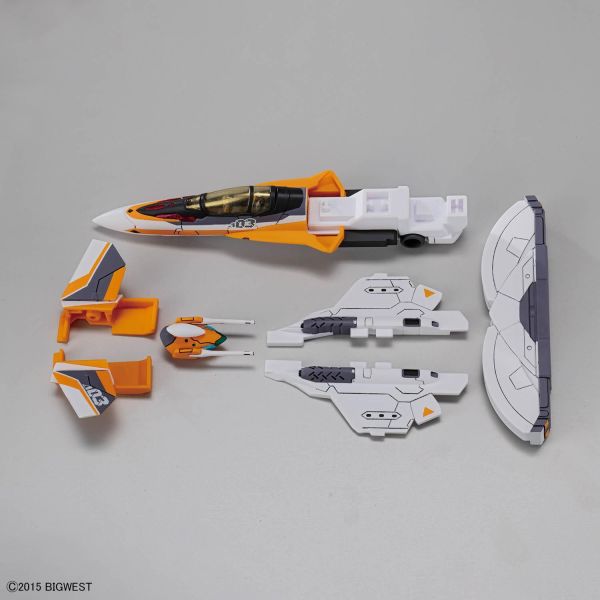 萬代 HG 1/100 VF-31E 英雄式 查克馬斯坦古座機 