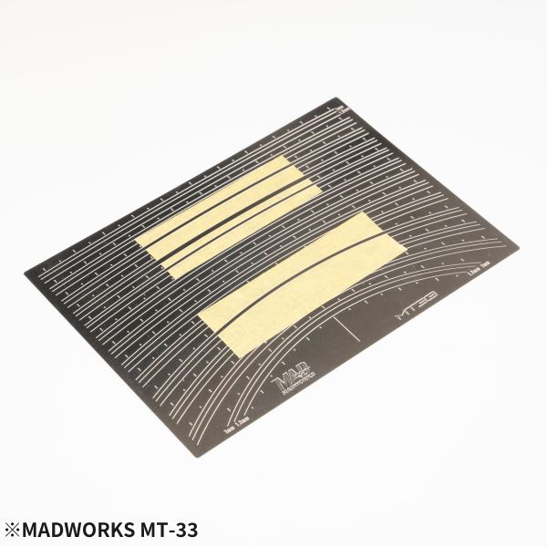 MADWORKS MT33 遮蓋膠帶切割型版 弧形1 