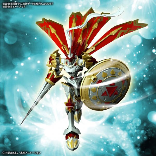 萬代 組裝模型 數碼寶貝 紅蓮騎士獸 (增幅版) 