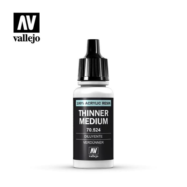 西班牙 Acrylicos Vallejo AV水性漆 模型色彩 200 #70524 輔助溶劑 稀釋液 17ml 