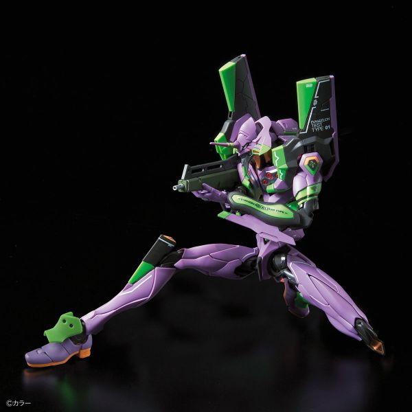 萬代 RG通用人型決戰兵器 人造人 EVA 初號機 DX輸送台套組 福音戰士 