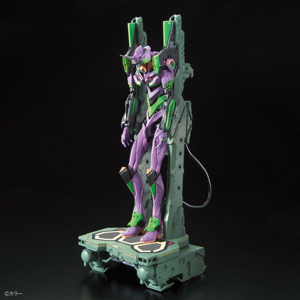 萬代 RG通用人型決戰兵器 人造人 EVA 初號機 DX輸送台套組 福音戰士 