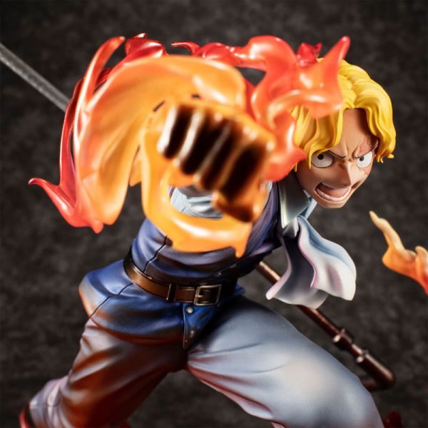 MegaHouse POP 航海王 LIMITED EDITION 薩波 火拳繼承 