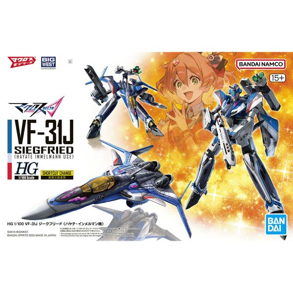 萬代 HG 1/100 VF-31J 英雄式（疾風 英麥曼座機） 