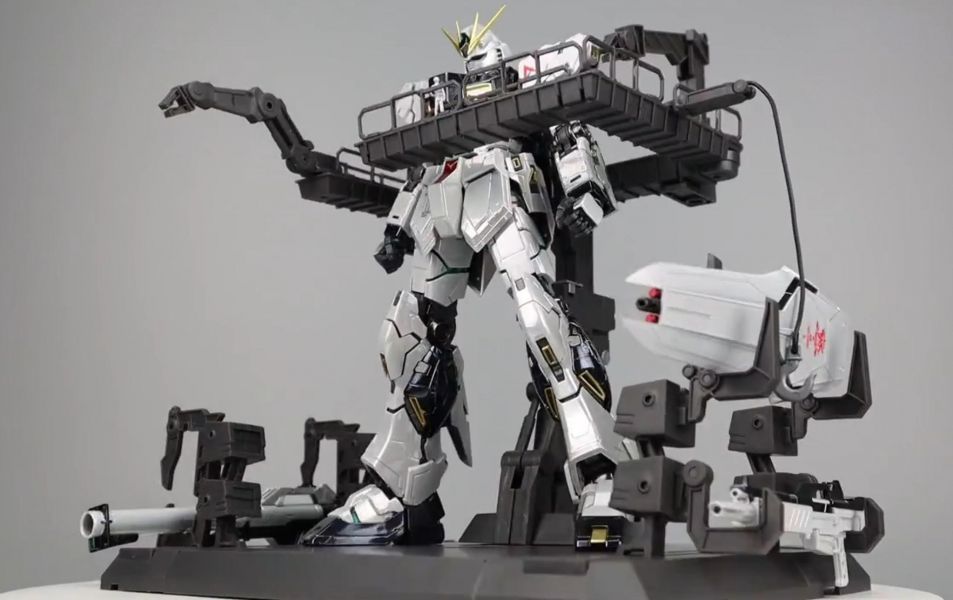 妙屋智造 匠牛 MG 1/100 通用支架格納庫 整備地台 普通版 (不含本體) 