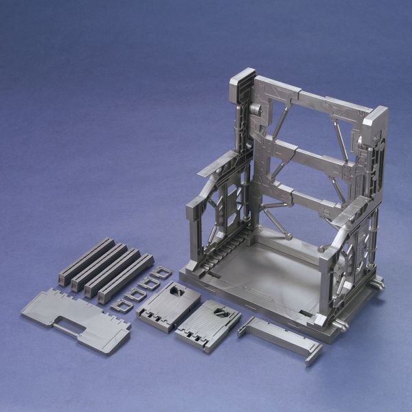 萬代 BUILDERS PARTS 系統台座001 黑色 (不含鋼彈本體) 