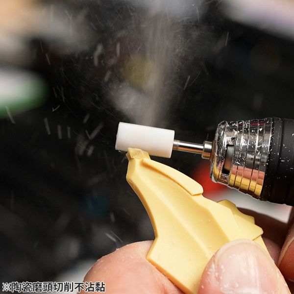 MADWORKS PTA-03 平頭細目陶瓷磨頭  (搭配MADWORKS M3電機使用) 