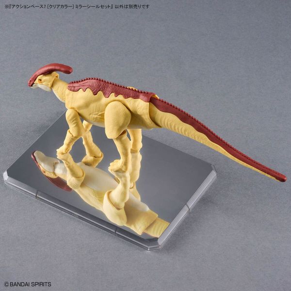 萬代 ACTION BASE 7 可動展示架7 支架 透明 鏡面貼紙套組 