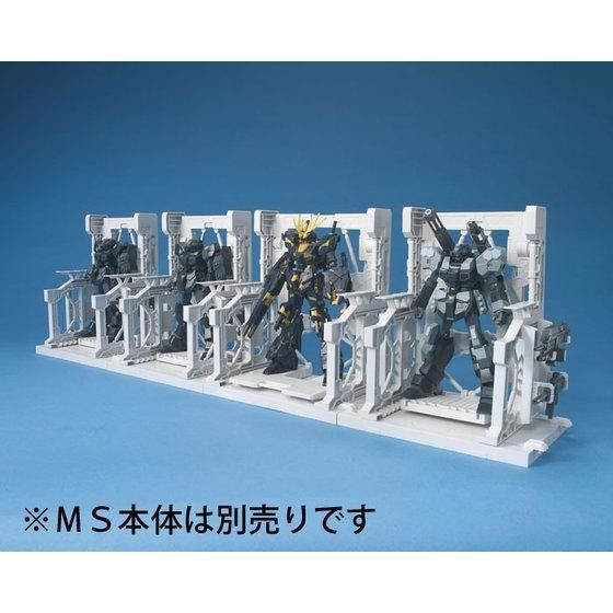 萬代 BUILDERS PARTS 系統台座001 白色 (不含鋼彈本體) 