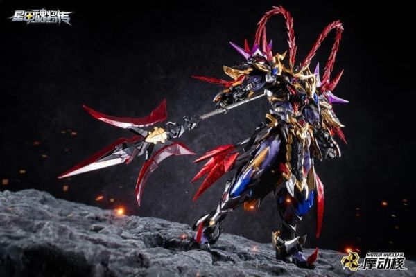 摩動核 代理版 星甲魂將傳 呂布 搖光宮 破軍星君 超可動組裝模型 