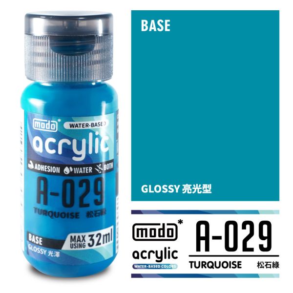 modo 摩多製造所 水漆 A-029 松石綠 32ml 