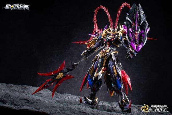 摩動核 代理版 星甲魂將傳 呂布 搖光宮 破軍星君 超可動組裝模型 