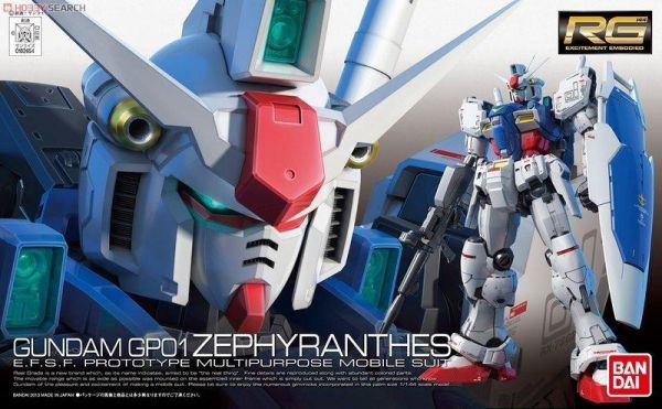 萬代 RG 1/144 鋼彈試作1號機 (傑菲蘭沙斯) RX-78-GP01 