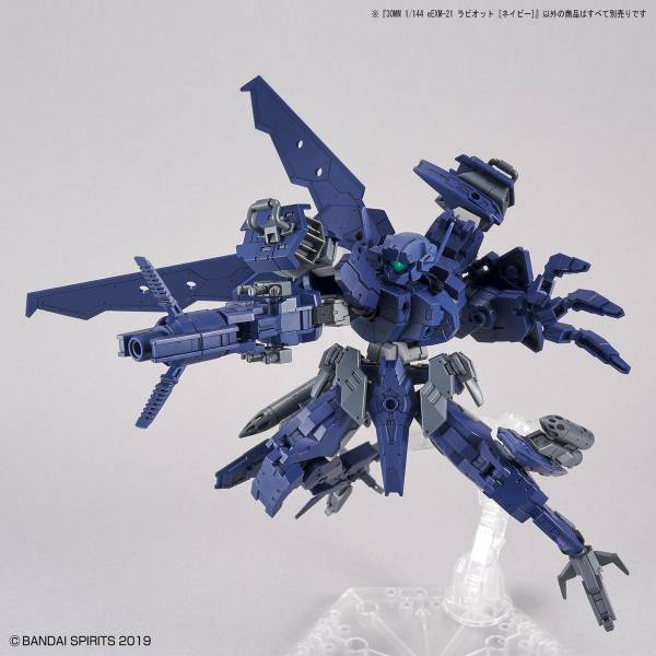 萬代 30MM組裝模型輕作戰 1/144 #32 eEXM-21 拉比歐 海軍藍 