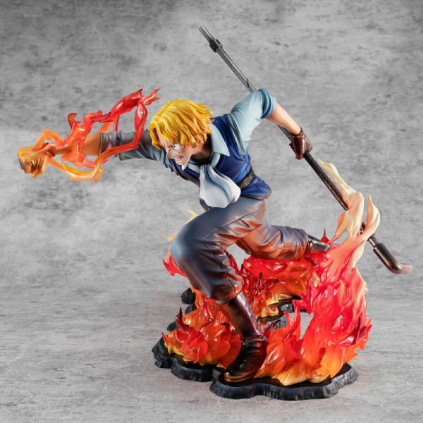 MegaHouse POP 航海王 LIMITED EDITION 薩波 火拳繼承 