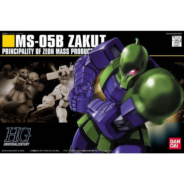 萬代 HGUC #064 1/144 MS-05B 薩克I 
